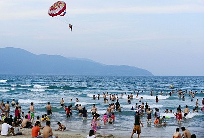 Mùa thu biển Đà Nẵng hút khách Mùa thu biển Đà Nẵng hút khách