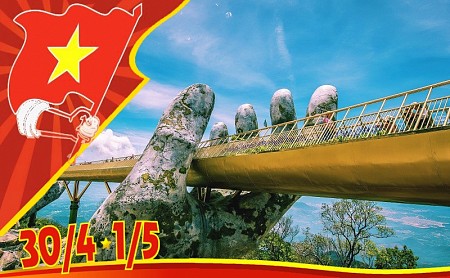 Chương trình Đà Nẵng 30/4- 1/5 từ Hồ Chí Minh 4 Ngày