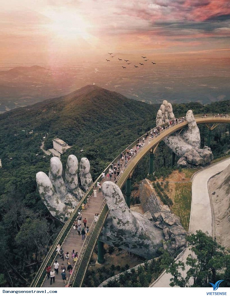 Tọa độ chính xác của cầu vàng Đà Nẵng Tọa độ chính xác của cầu vàng Đà Nẵng