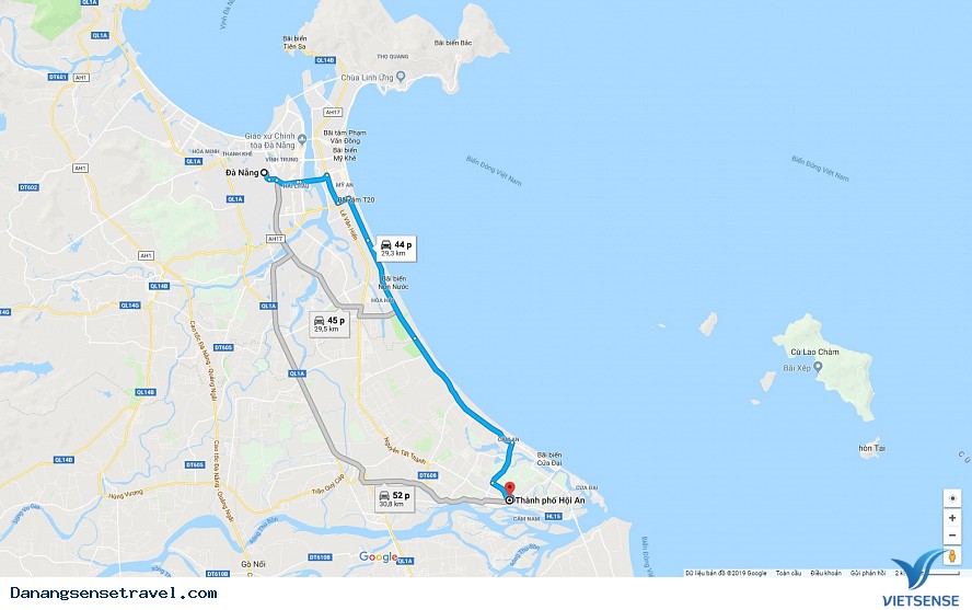 Từ Đà Nẵng đi hội an bao nhiêu km - Ảnh 1