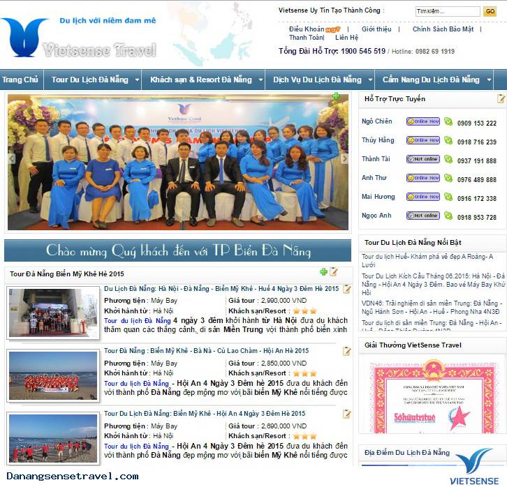 Giới Thiệu Về Trang Website Danangsensetravel.com - Ảnh 1 Giới Thiệu Về Trang Website Danangsensetravel.com - Ảnh 1