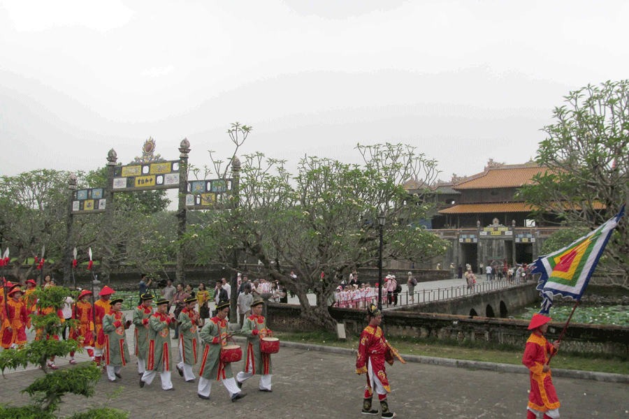 Nghi lễ cung đình Huế phục vụ hành trình - Ảnh 3
