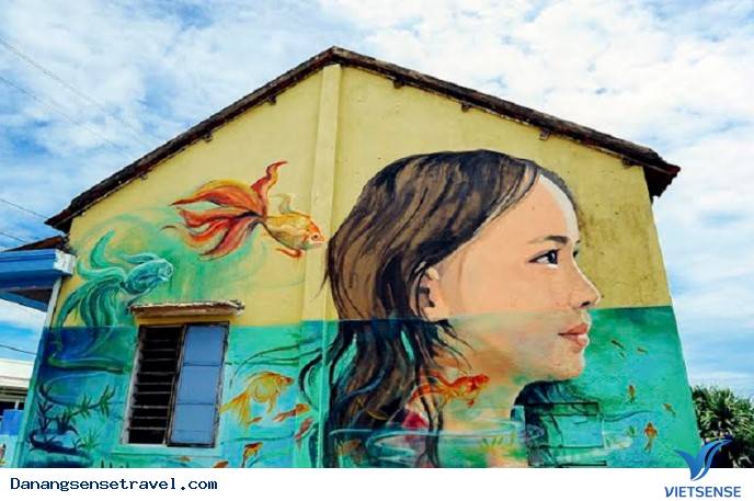 Làng chài bích họa Tam Kỳ - Ảnh 1 Làng chài bích họa Tam Kỳ - Ảnh 1