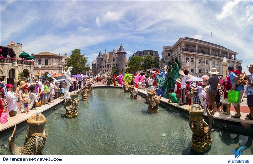 Rộn ràng đón xuân trên đỉnh Bà Nà Hills - Ảnh 3 Rộn ràng đón xuân trên đỉnh Bà Nà Hills - Ảnh 3