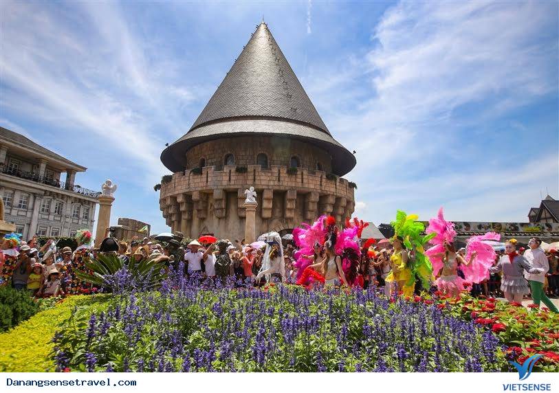 Sắc xuân lộng lẫy trên Bà Nà Hills - Ảnh 1 Sắc xuân lộng lẫy trên Bà Nà Hills - Ảnh 1