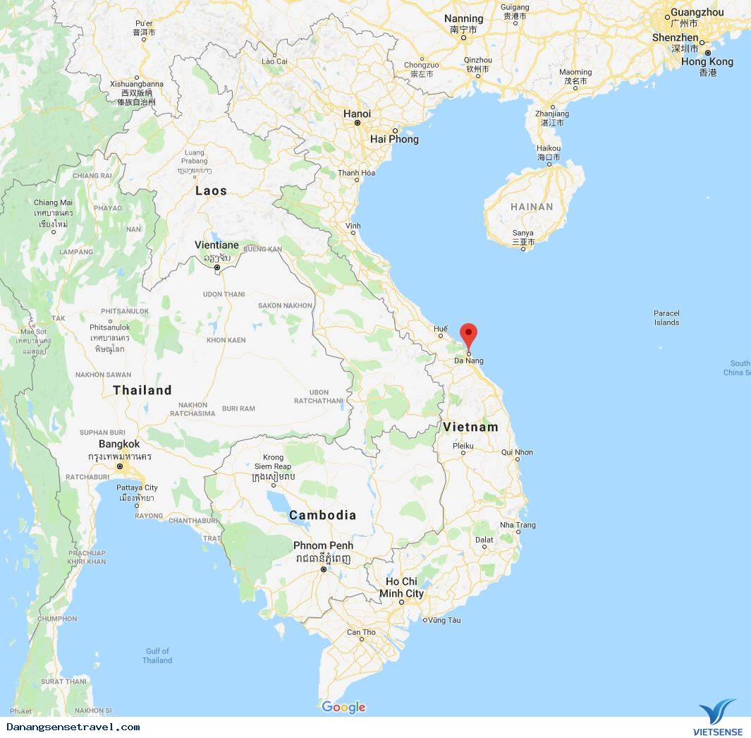 1. Vị trí địa lý của Đà Nẵng 1. Vị trí địa lý của Đà Nẵng