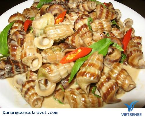 Ốc hút đặc sản đà nẵng